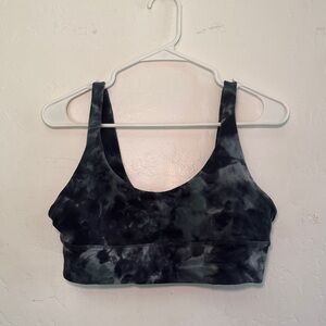 🌀 Lululemon Tie-Dye Scoop Neck Sports Bra Size 12
